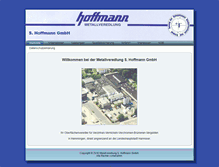 Tablet Screenshot of hoffmann-metallveredlung.de